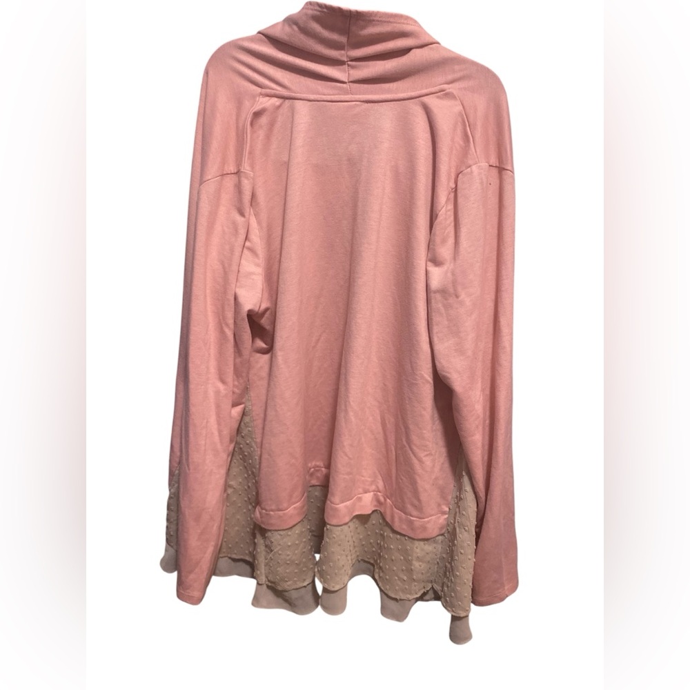 🚚 LOGO Lounge Women’s Draped Open Front Cardigan - Picture 2 of 3